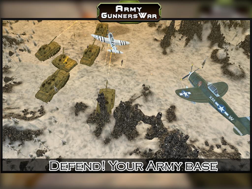 Heavy Gunners Battle Army War