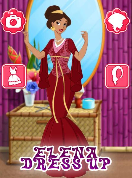 Elena Princess Dress up