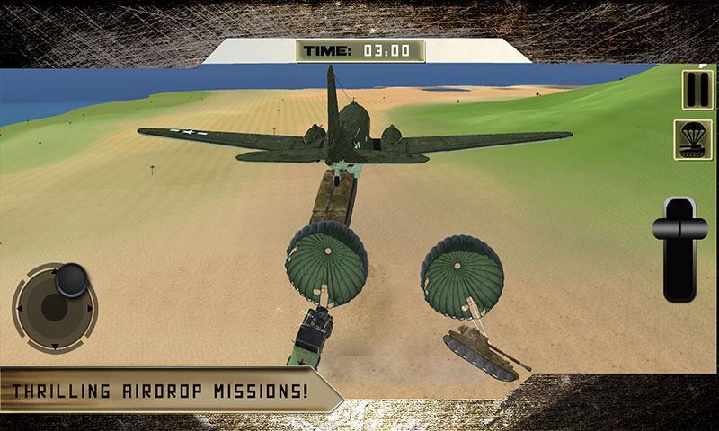 Cargo Fly Over Airplane 3D