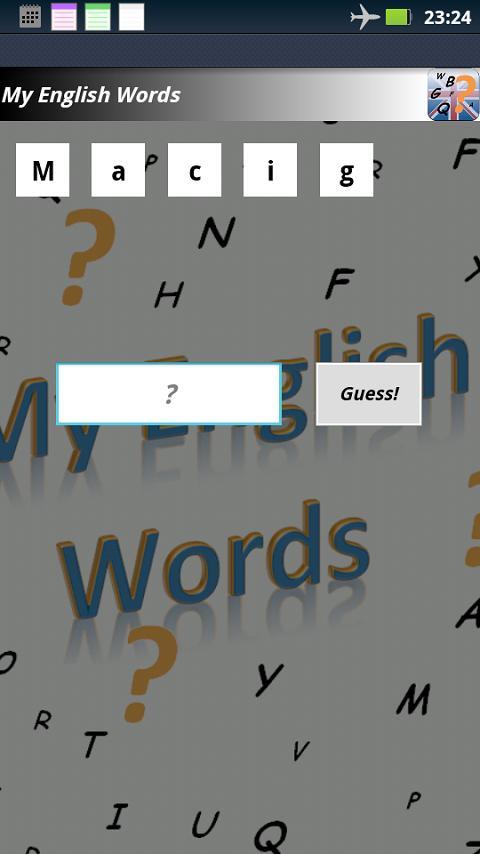 My English Words!