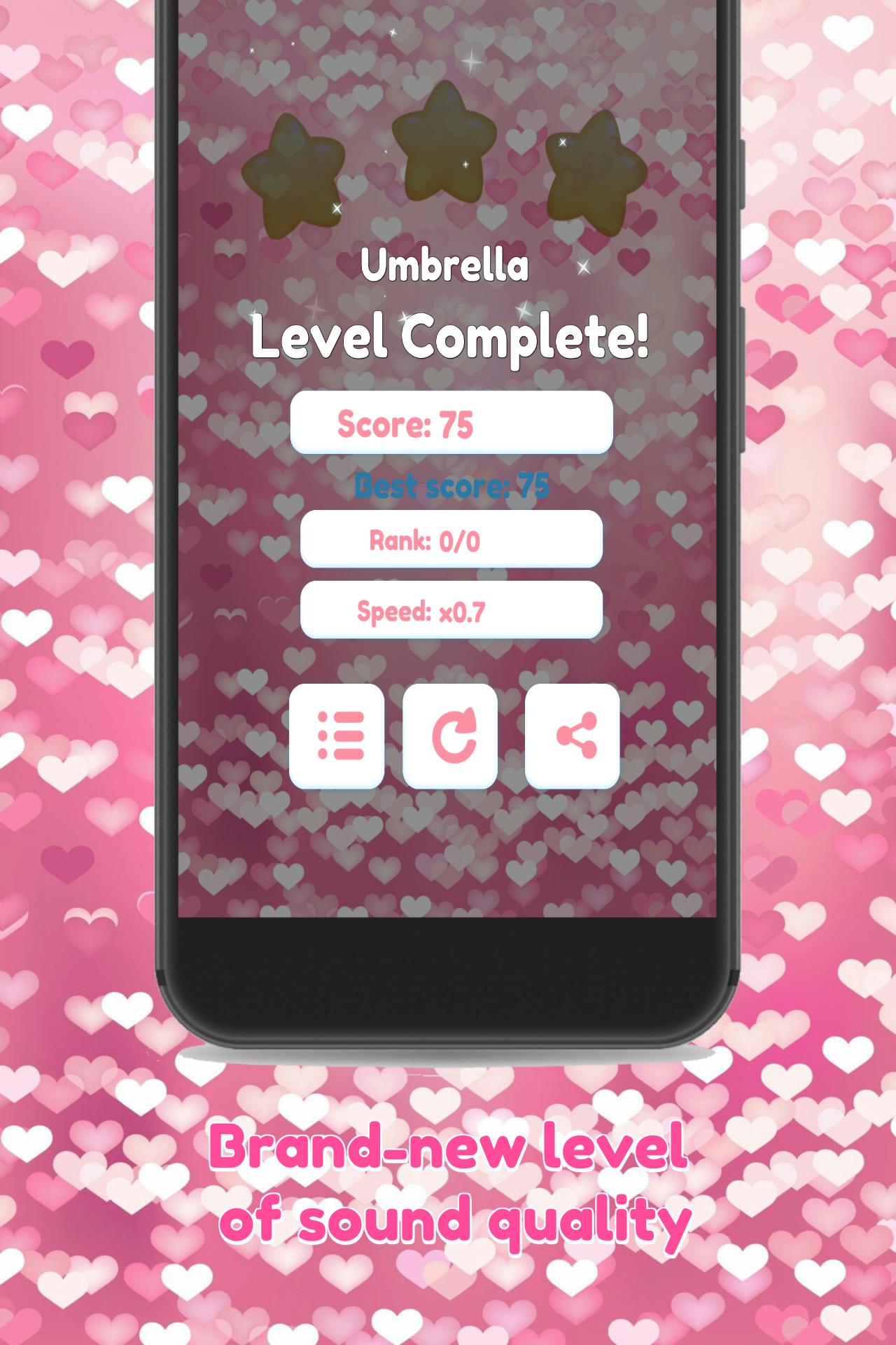 Rihanna Umbrella Piano Tiles Pink 2019