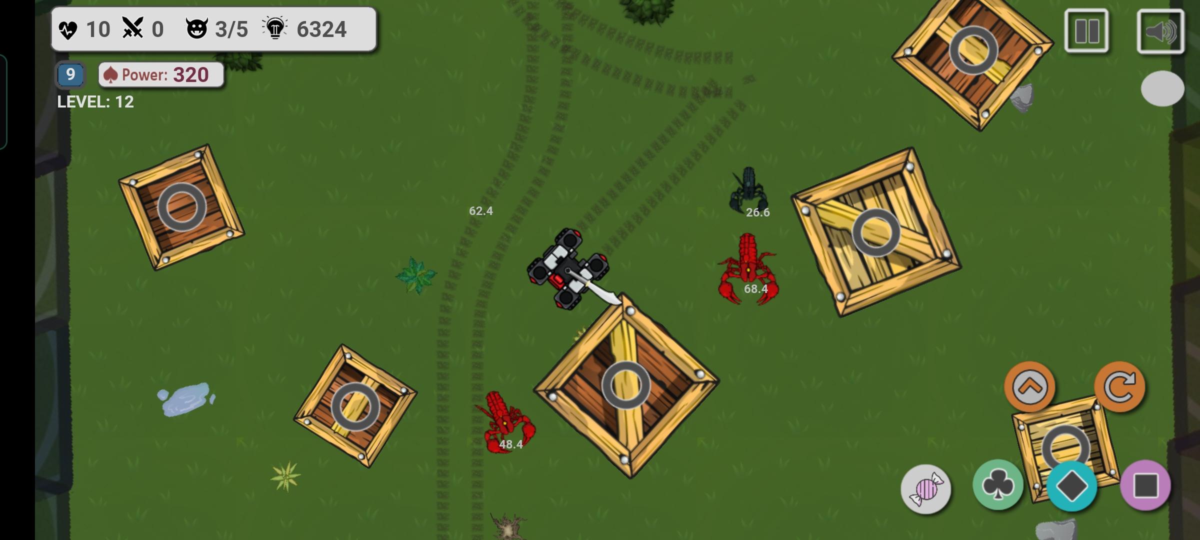 Tower defense: Defensive Rover