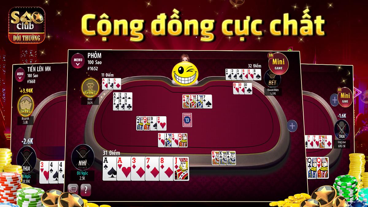 Sao Club - Danh bai doi thuong-Game bai doi thuong