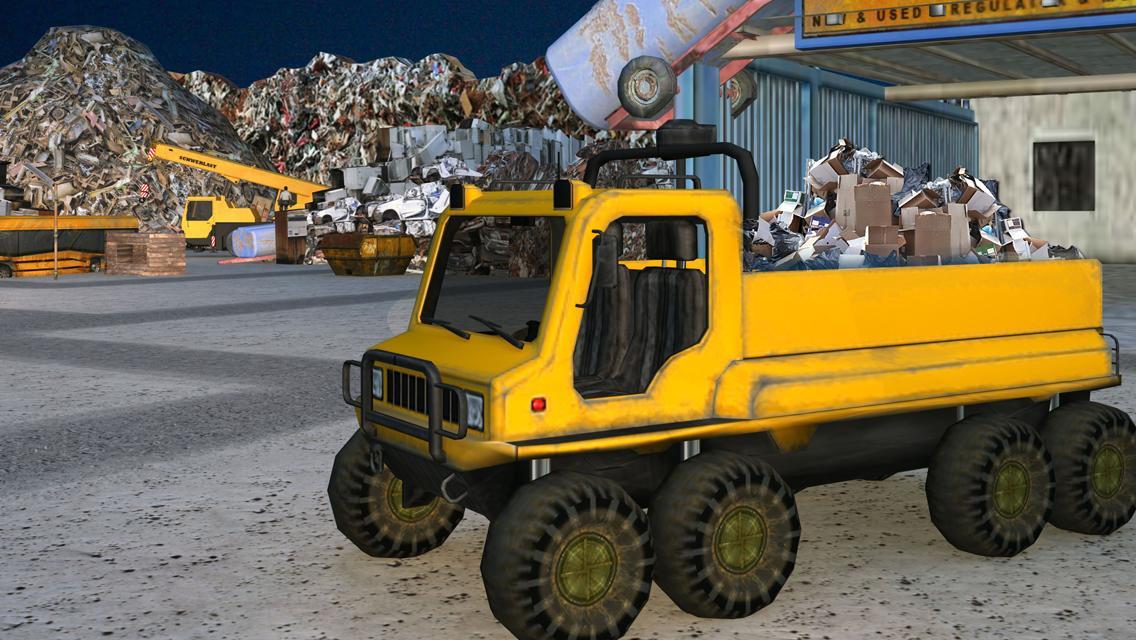 Junk Yard Truck Driver Parking