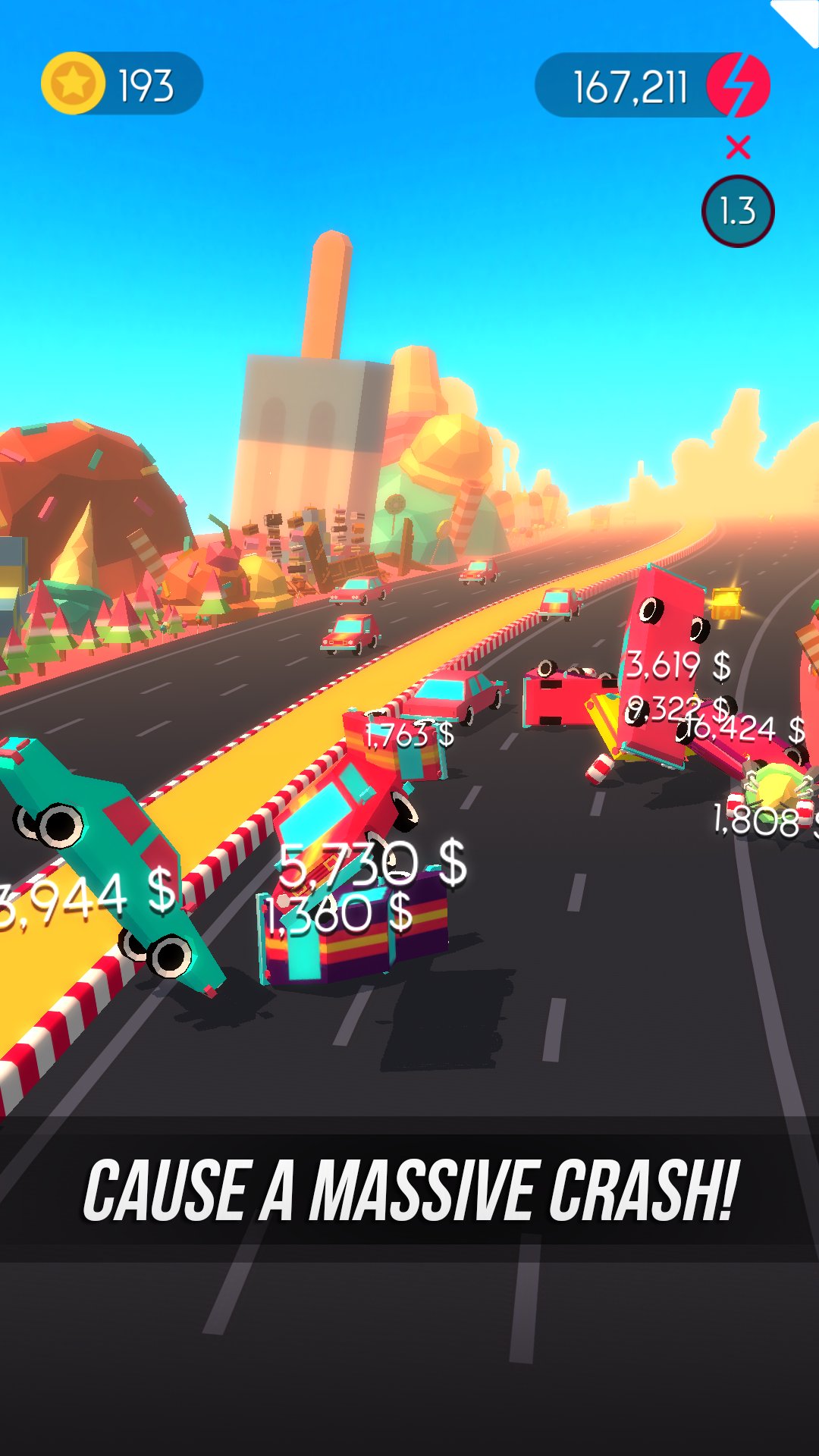 Highway Crash Derby: Candy Madness