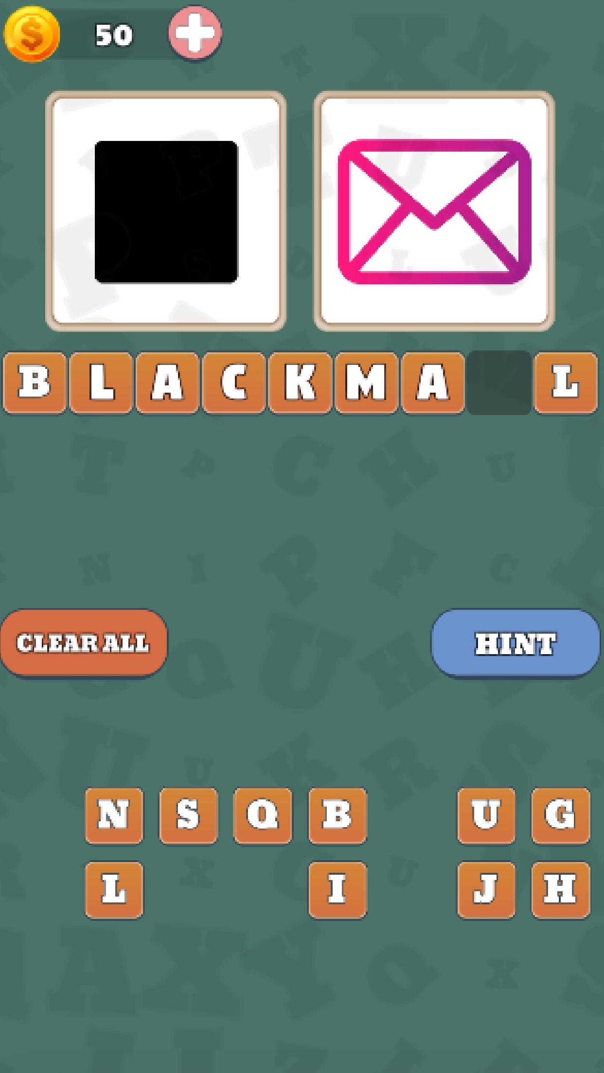 Picture puzzle - word game