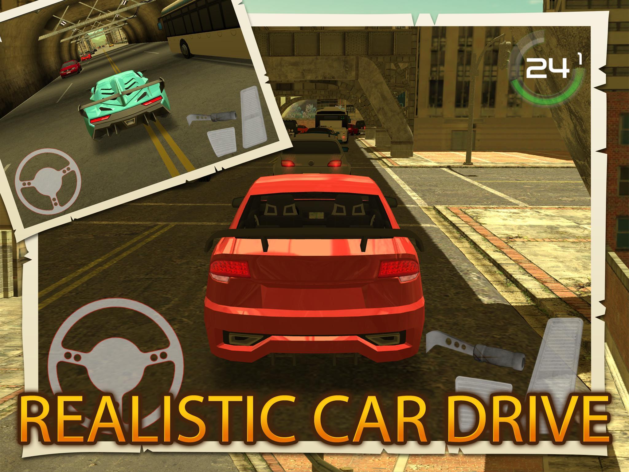 Asphalt City Traffic Drive