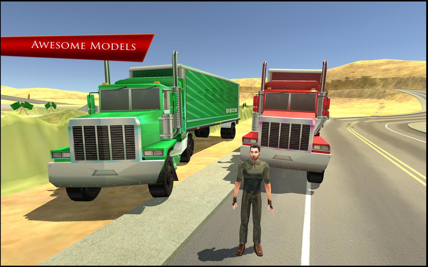 Driving in Truck