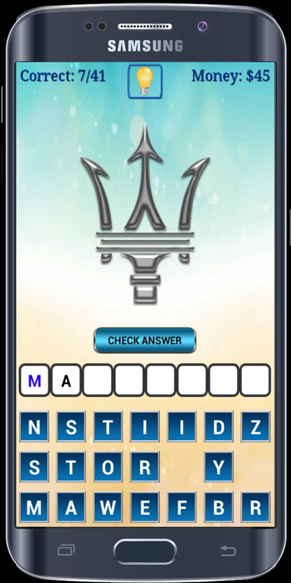 Guess Brand Car Logo Quiz