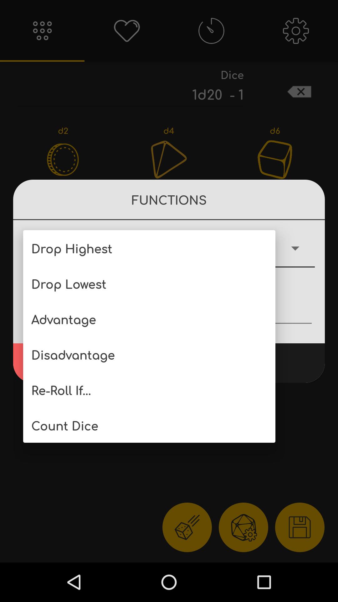 D20 - Dice Roller