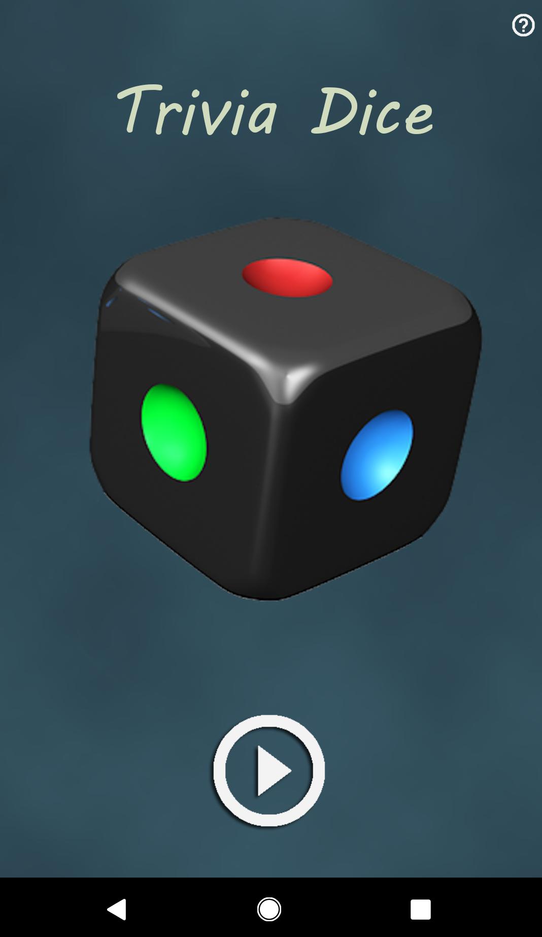 Trivia Dice