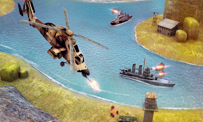 Island Apache Strike 3D