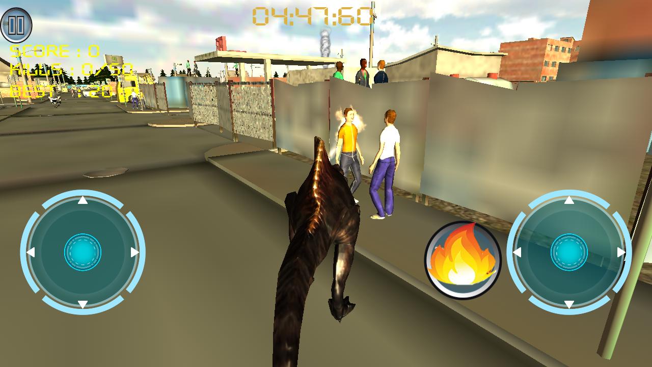 Dino Traffic Attack:Simulation