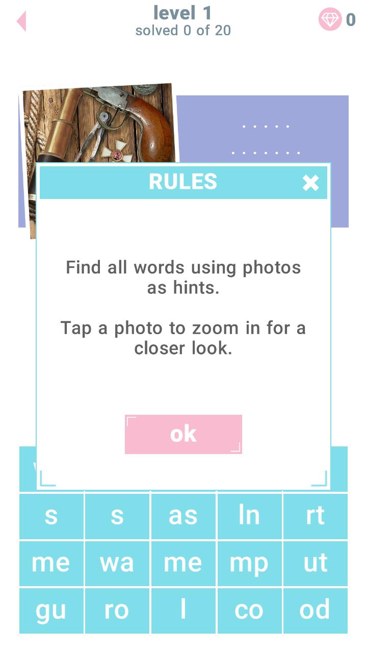1 Image: 4 words