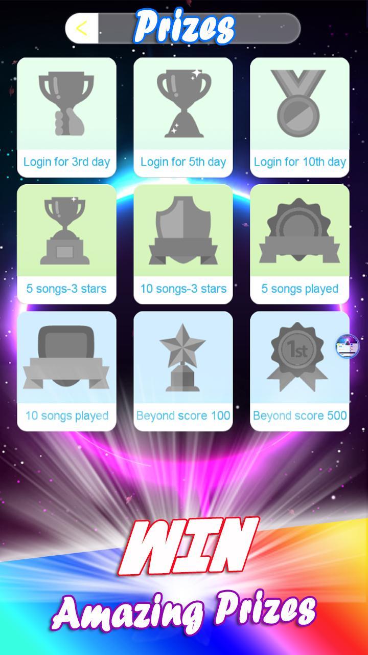 Space Piano Tiles