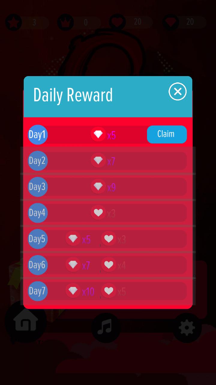 LOVE PIANO TILES