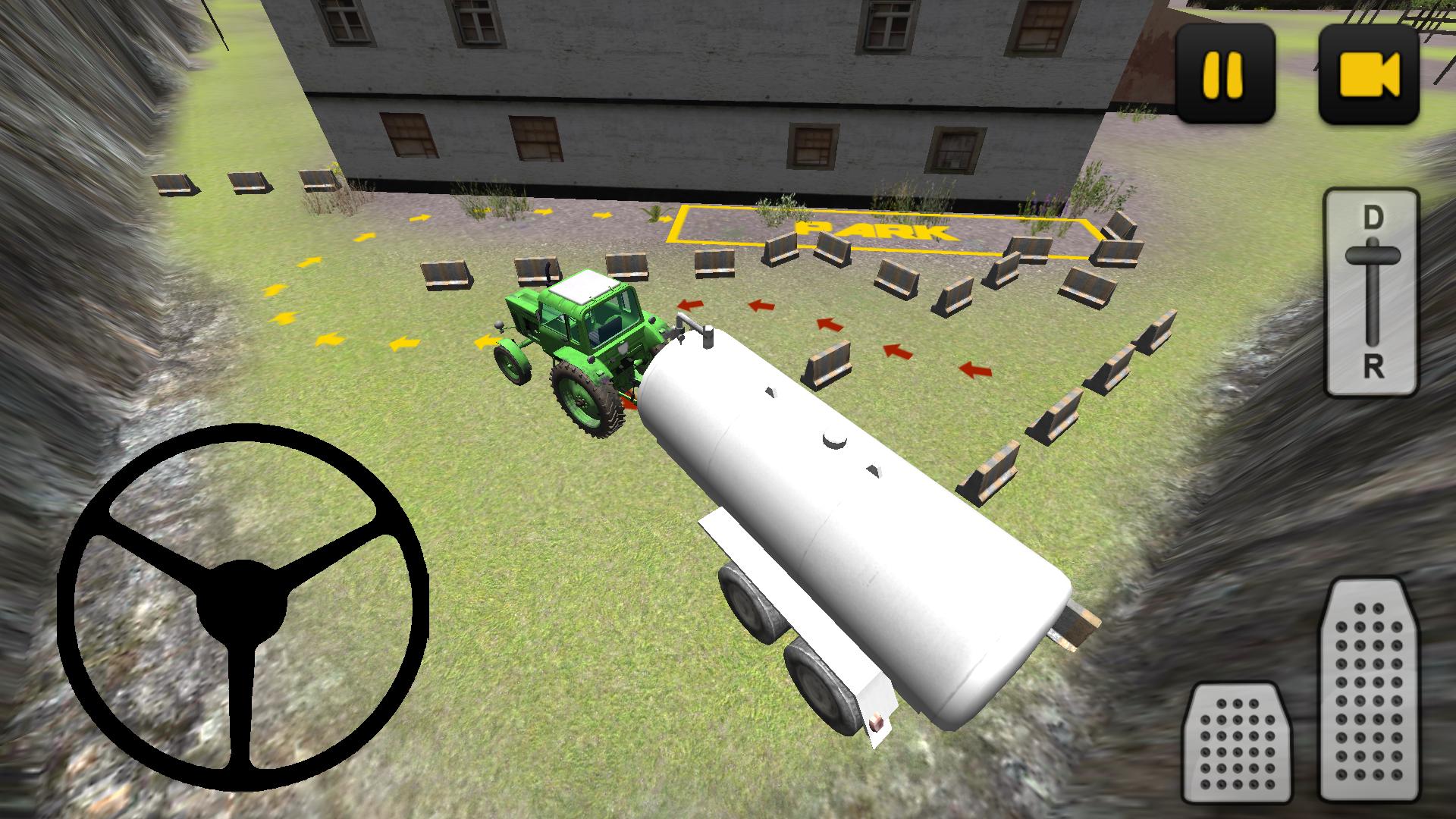 Classic Tractor 3D: Milk
