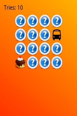 Memory for kids card matching