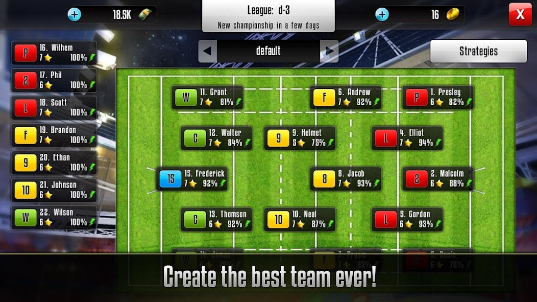 Rugby Manager