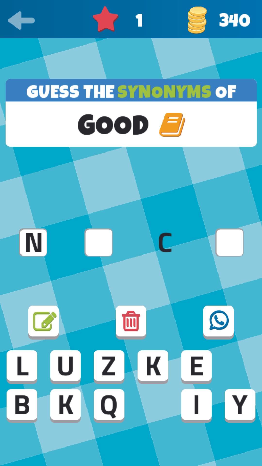 Synonyms & Antonyms- Word Game