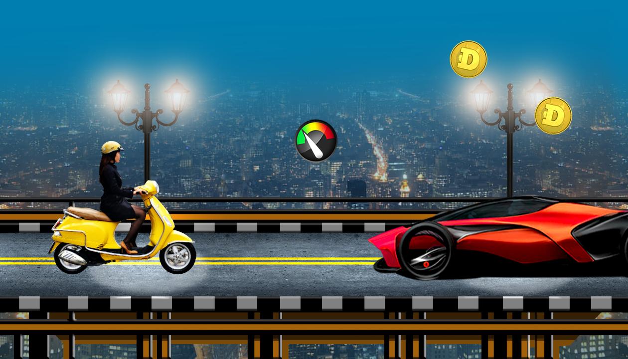 Girls Scooty Race
