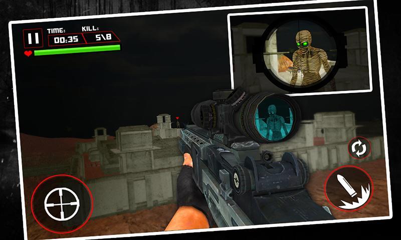 Dead Zombie Zone Sniper War