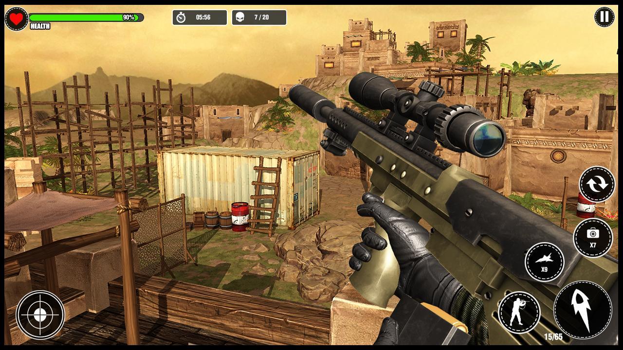 Desert Sniper Shooting