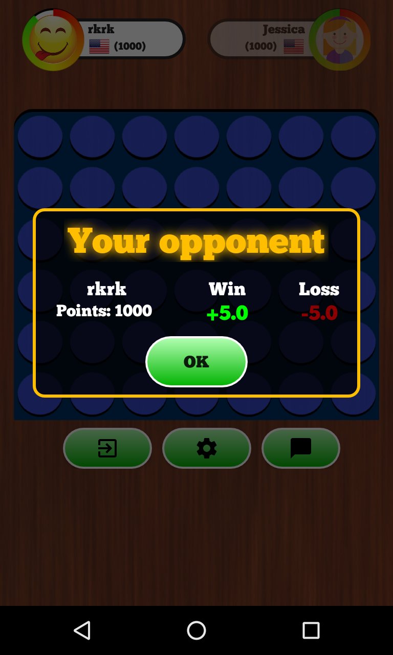 4 in a Row Online - Duel friends online!