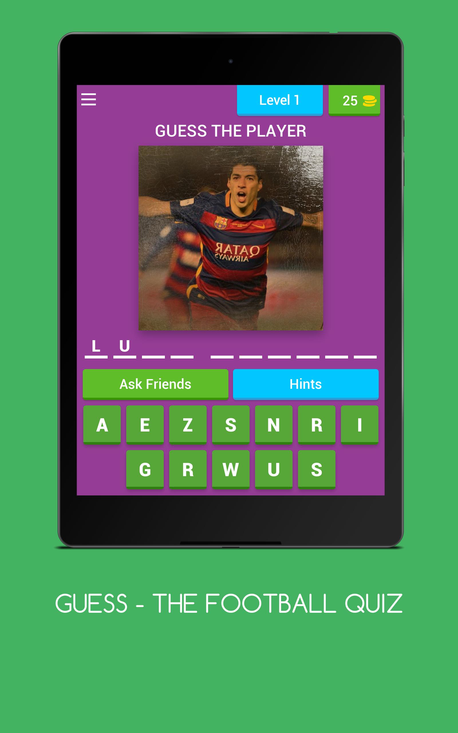 GUESS- THE FOOTBALL QUIZ