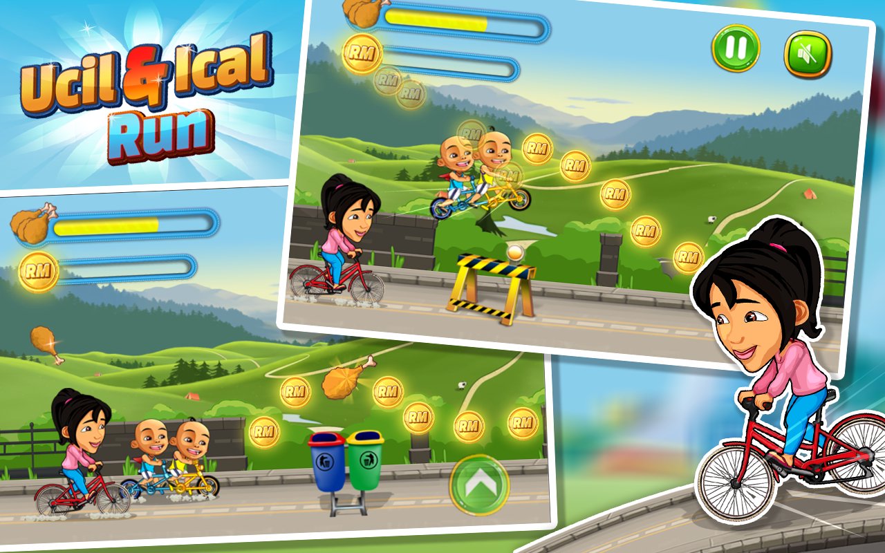 Upin Bersepeda