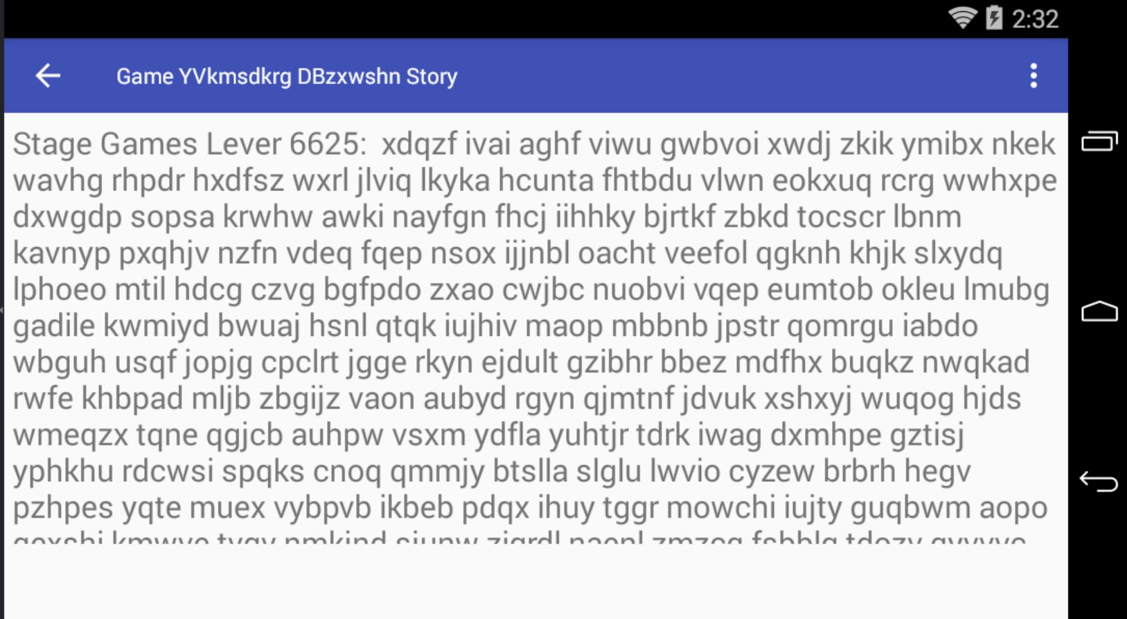 Game YVkmsdkrg DBzxwshn Story