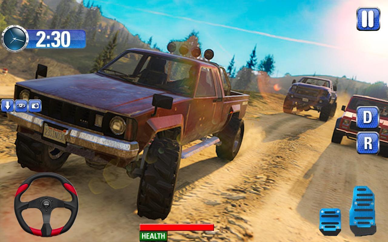 Offroad Jeep Hill Climbing 4x4