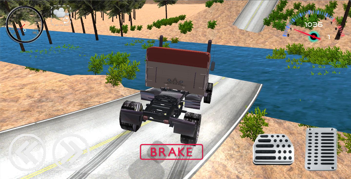 Chaufeur Camion Danger Route