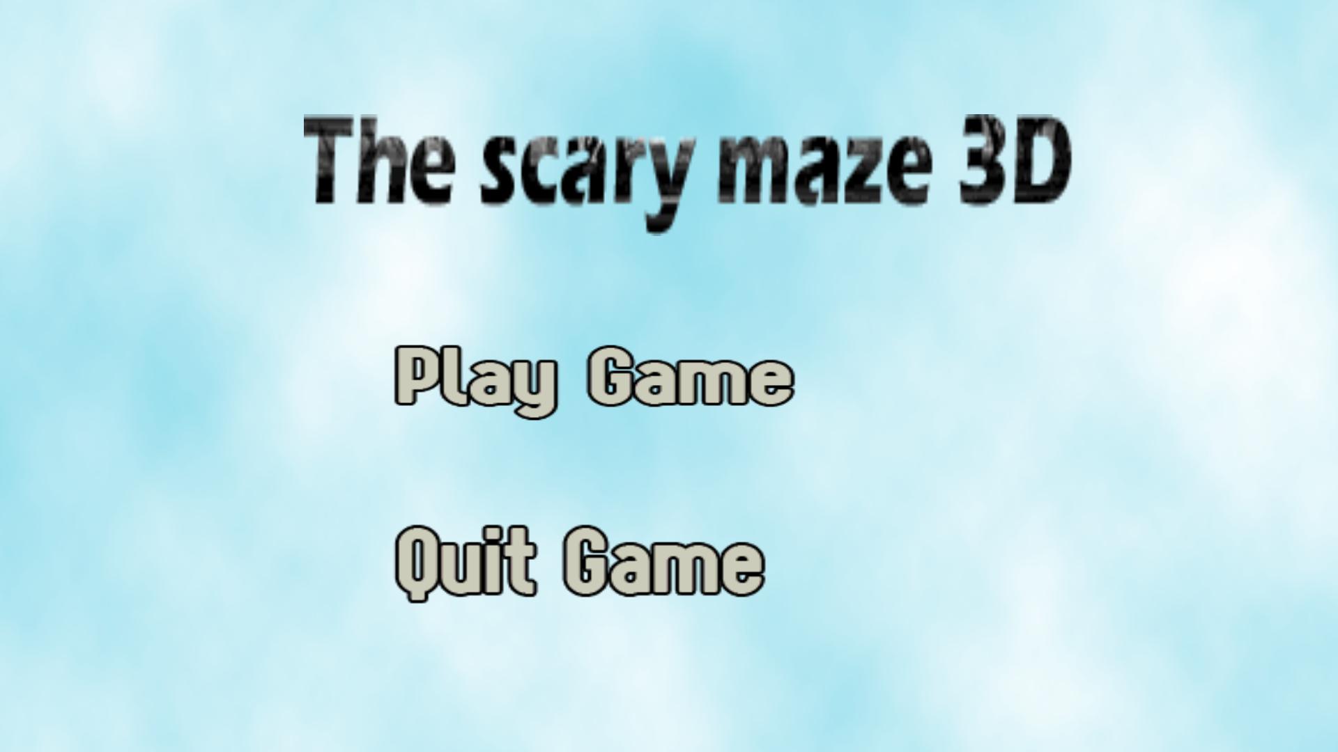 The scary maze 3D