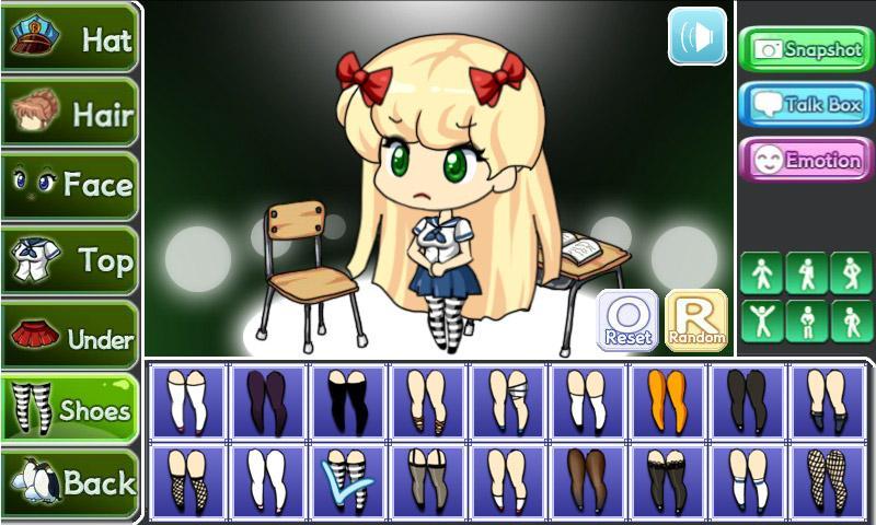 Anywhere Pretty Girl : dress up game