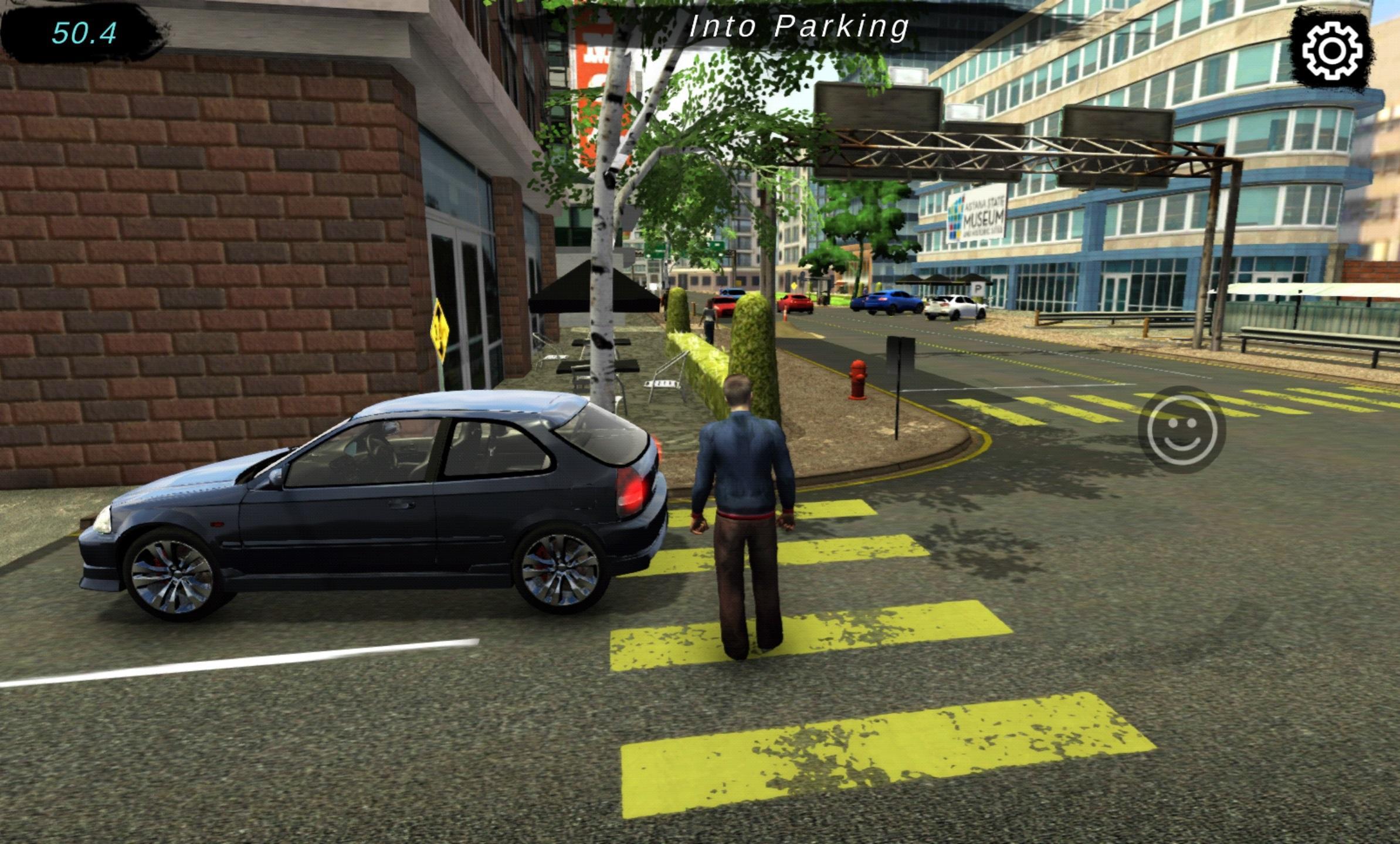 Manual gearbox Car parking