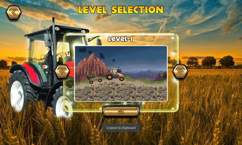 Farm Tractor Driver Cargo