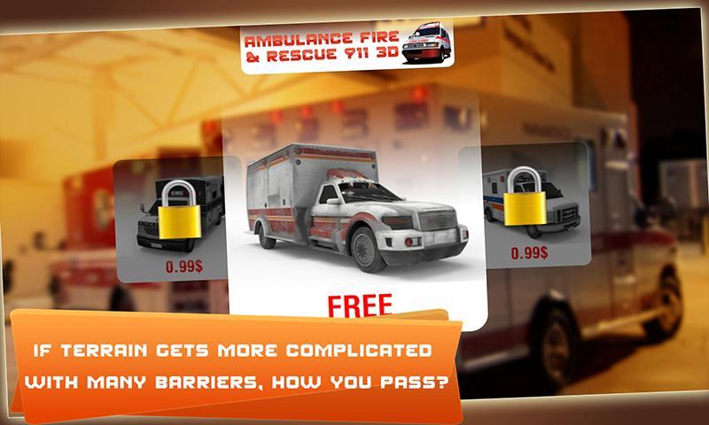 Ambulance Fire & Rescue 911 3D
