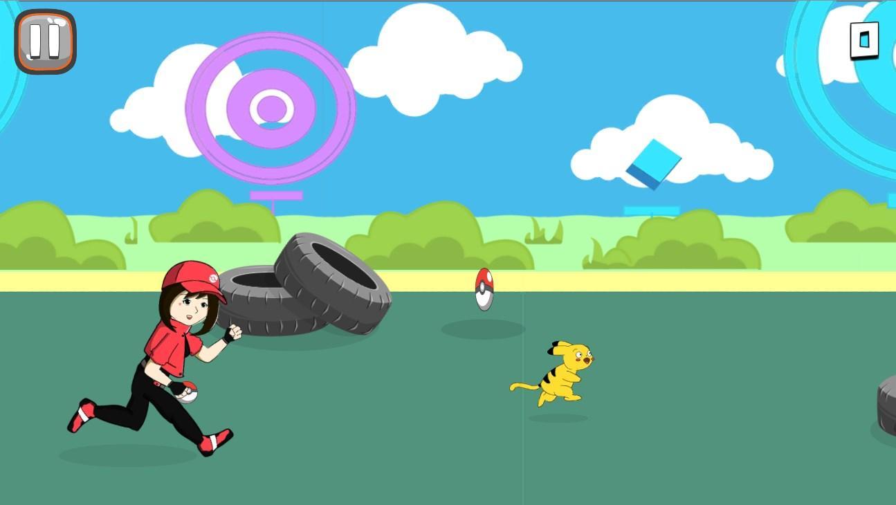 Pukemon Race & Catch Go -Girl