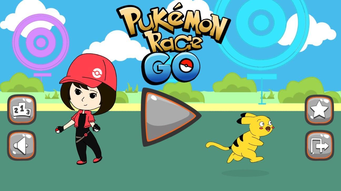 Pukemon Race & Catch Go -Girl
