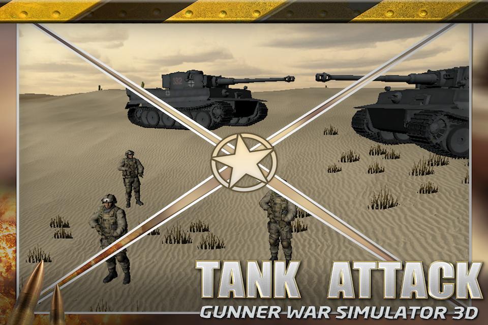 Tank Attack: Gunner War Sim 3D