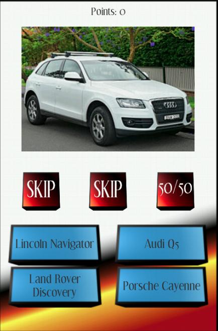 Car Quiz Luxury SUVs