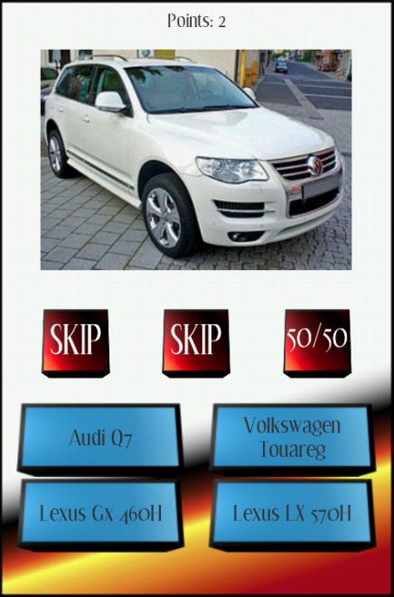Car Quiz Luxury SUVs