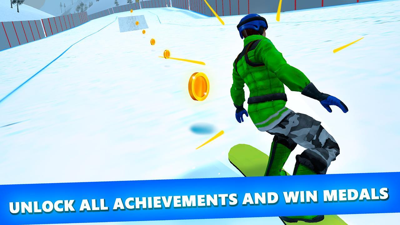 Snowboard Mountain Race
