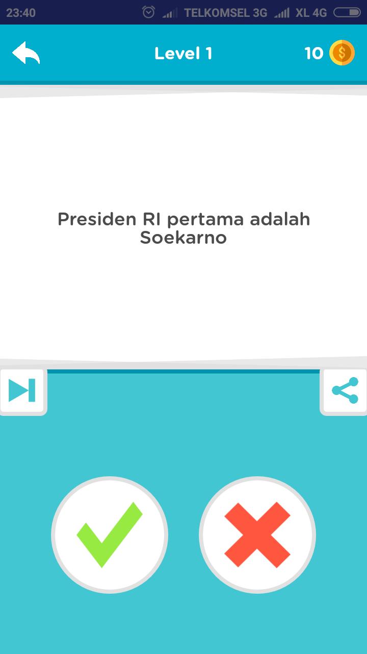 Game Benar Salah