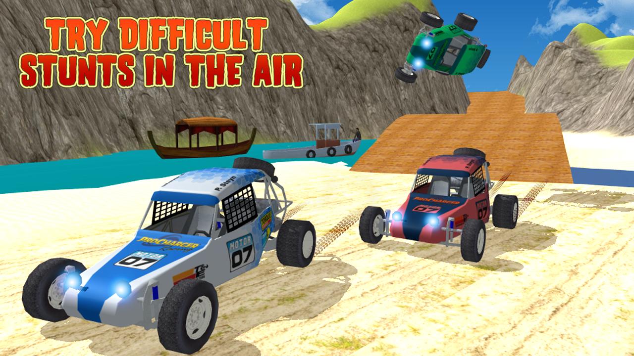 Beach Kart Racing Stunt Rider