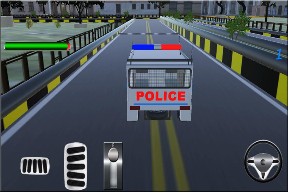 Police Car Patroling