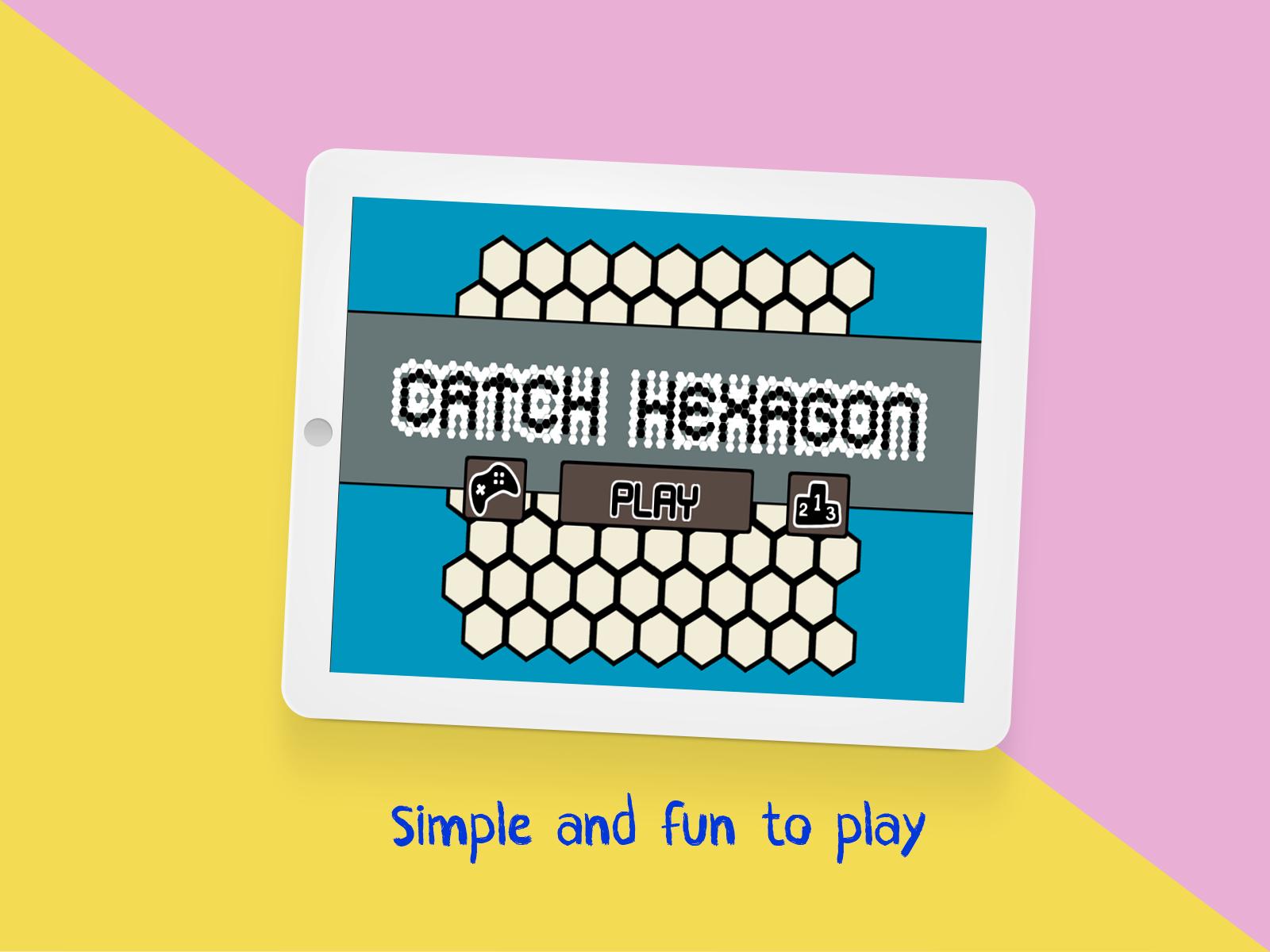 Catch the Hexagon: Dot Game