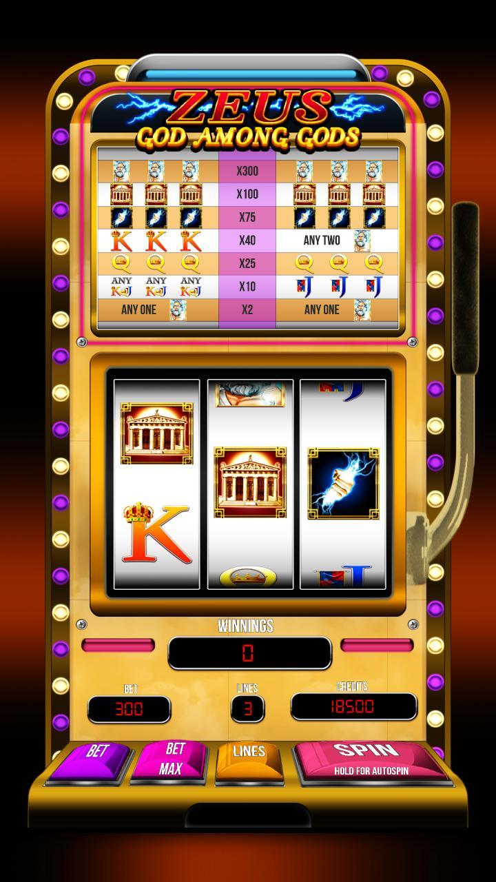 Slots: Zeus - God Among Gods