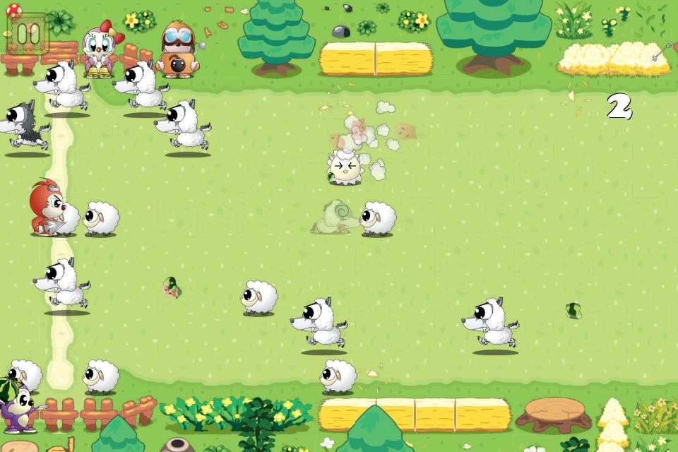 Sheepo Save - Smash Wolves
